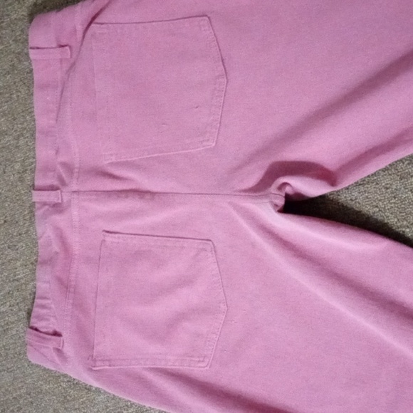 SERRA CROPPED LENGTH JEGGINGS LARGE PINK - Picture 3 of 5